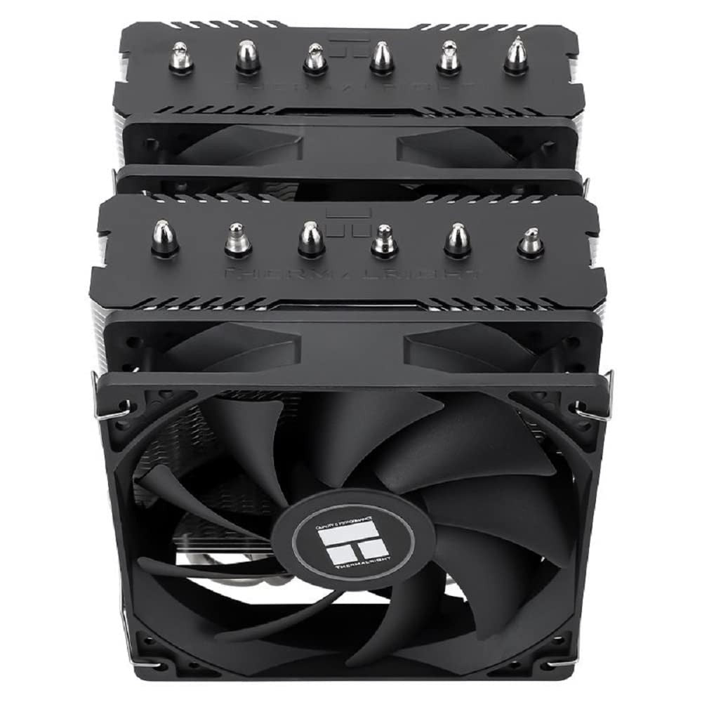 Thermalright Peerless Assassin 120 SE CPU cooler with 6 heat pipes and AGHP technology, featuring a heatsink and dual fans.