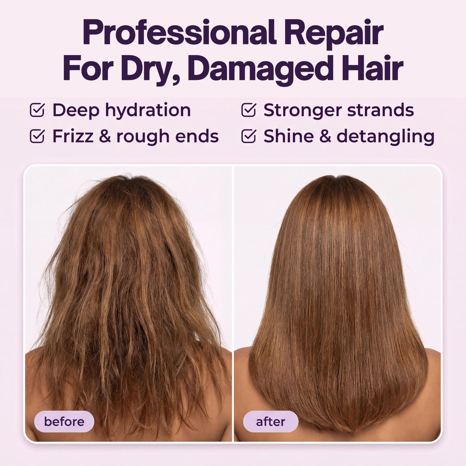 Sohl-I.D. Hair Mask for dry and damaged hair, deep conditioning repair treatment in a white jar with a black lid.