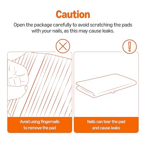 Amazon Basics cat pee pads with odor control, super absorbent disposable pads for pets, shown in a stack on a white background.