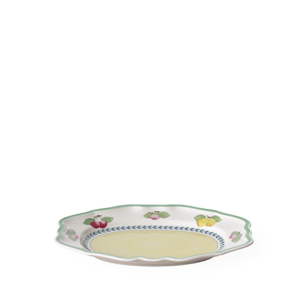 Villeroy & Boch French Garden Fleurence oval platter in premium porcelain, 14.5 inches with floral pattern and elegant design.