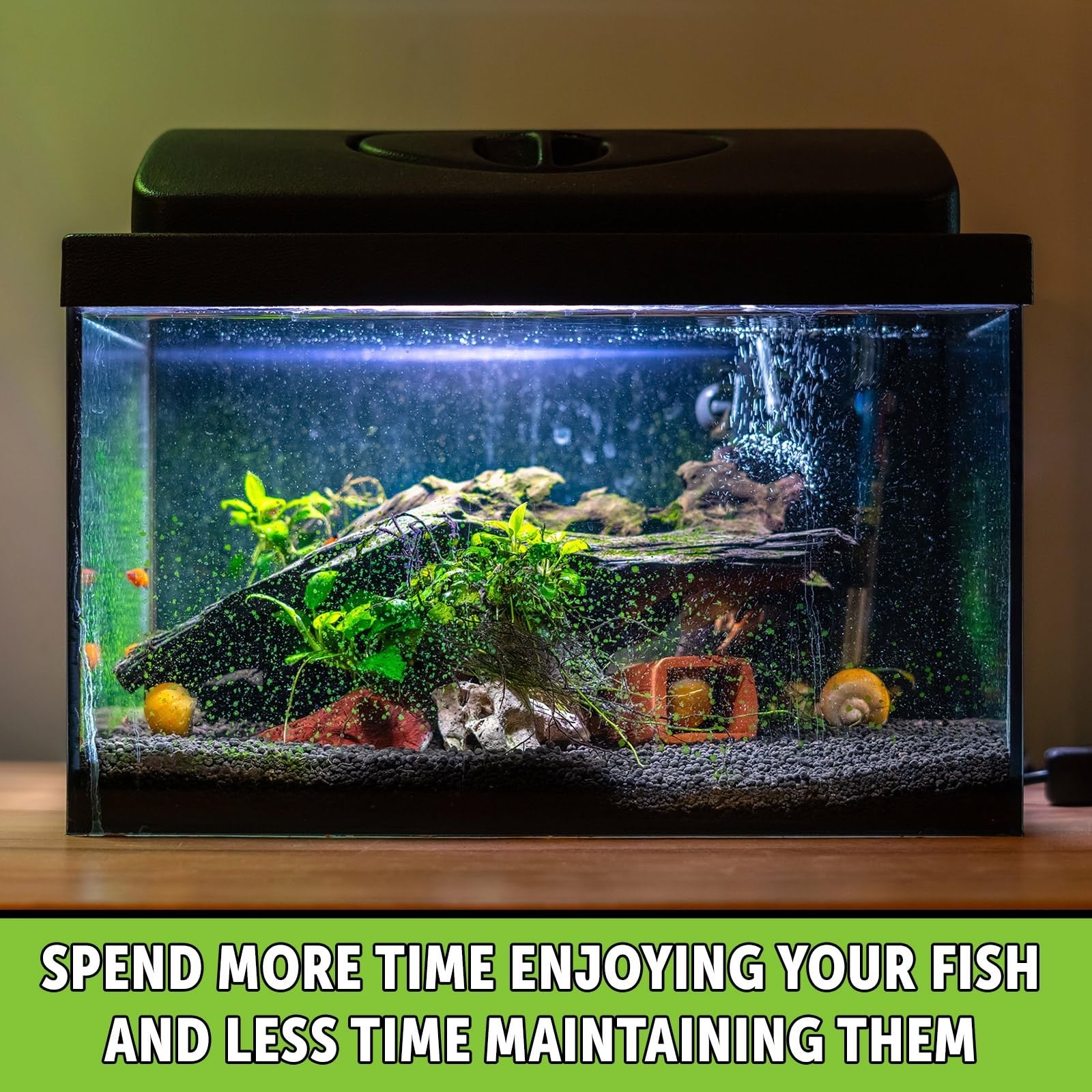 Python No Spill Clean and Fill Aquarium Maintenance System with gravel cleaner for easy aquarium water changes and gravel cleaning.