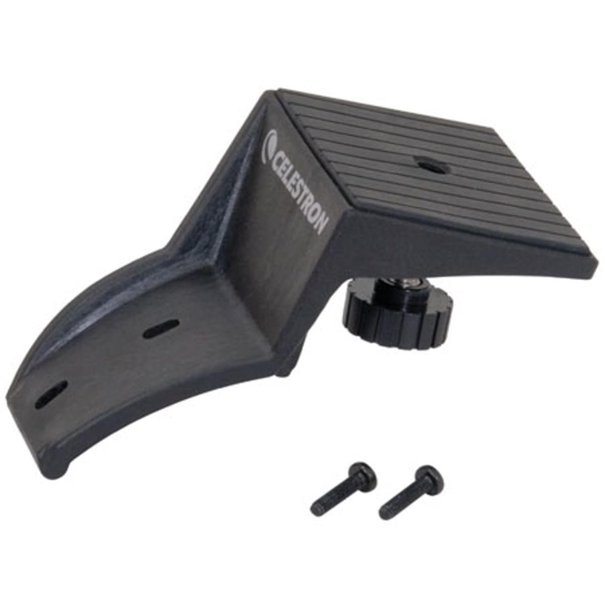 Celestron 93609 Universal Camera Piggyback Mount attached to SCT telescope for astrophotography.