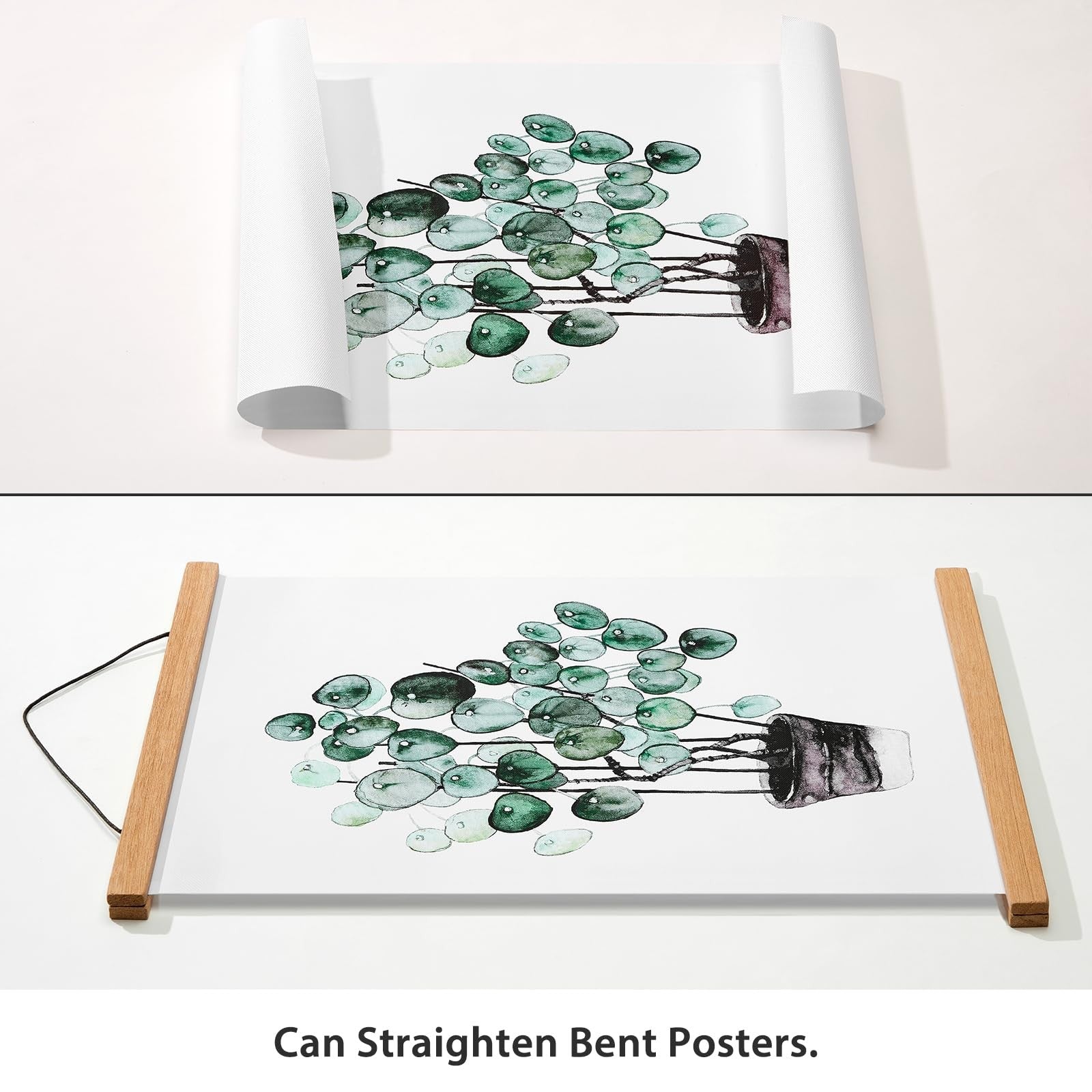 HONKKI magnetic poster hanger frame holding a 22x28 movie poster, designed for easy display and a sleek look.