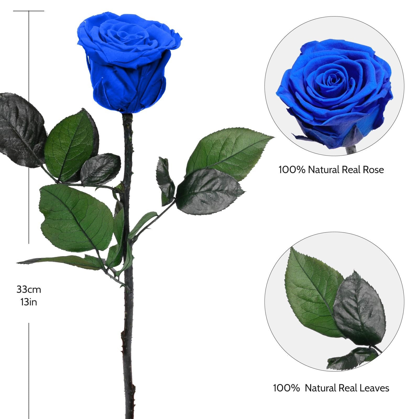Yamonic preserved rose gift for mom or grandma, featuring a beautifully arranged real flower bouquet for special occasions