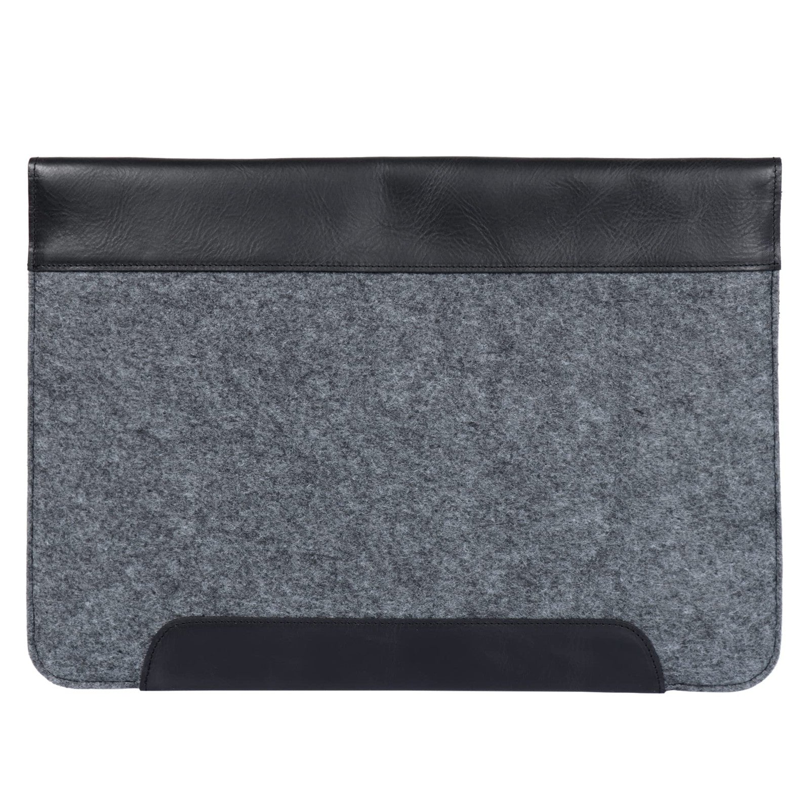 MegaGear genuine leather and fleece MacBook bag with padded interior, designed for MacBook Pro laptops.