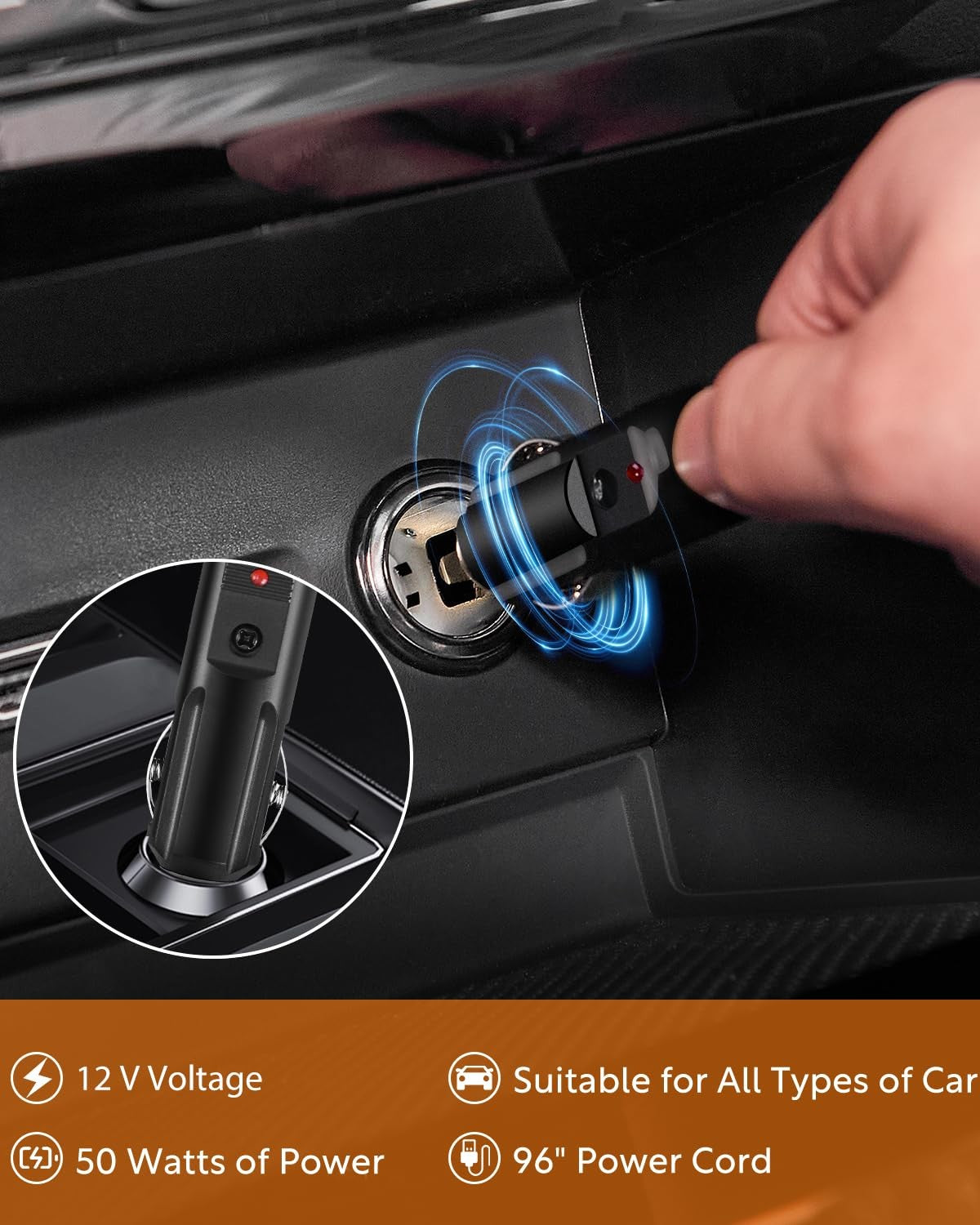 Sino Salected 12V heated car blanket, portable electric blanket with soft fabric for warmth during travel or outdoor use.