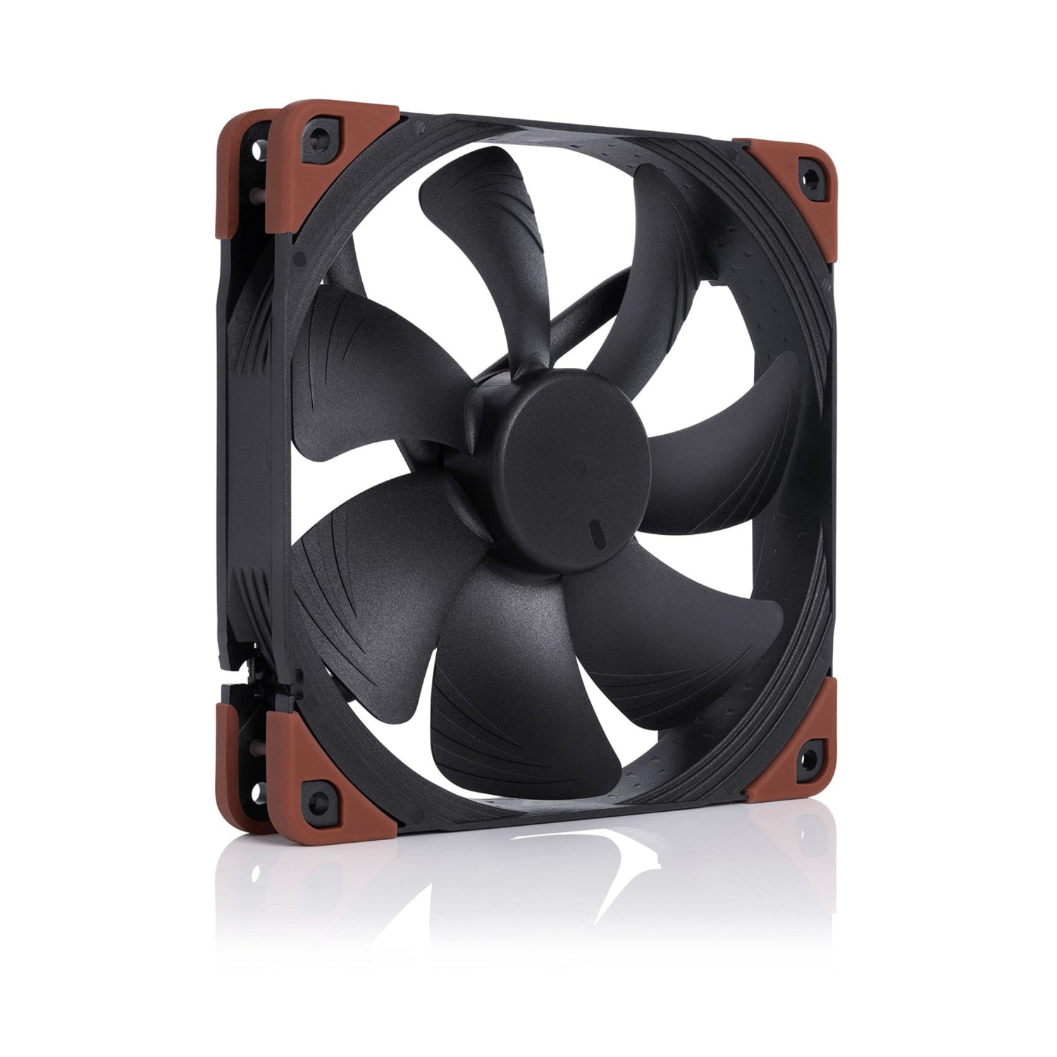 Noctua NF-A14 industrial PPC-2000 140mm IP67 PWM computer fan with dust and water resistance, black blades and frame.