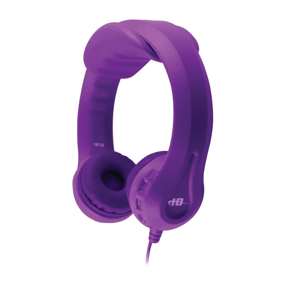 HamiltonBuhl Flex-Phones kids headphones with durable EVA foam ear cushions and volume limiter, designed for comfortable listening.