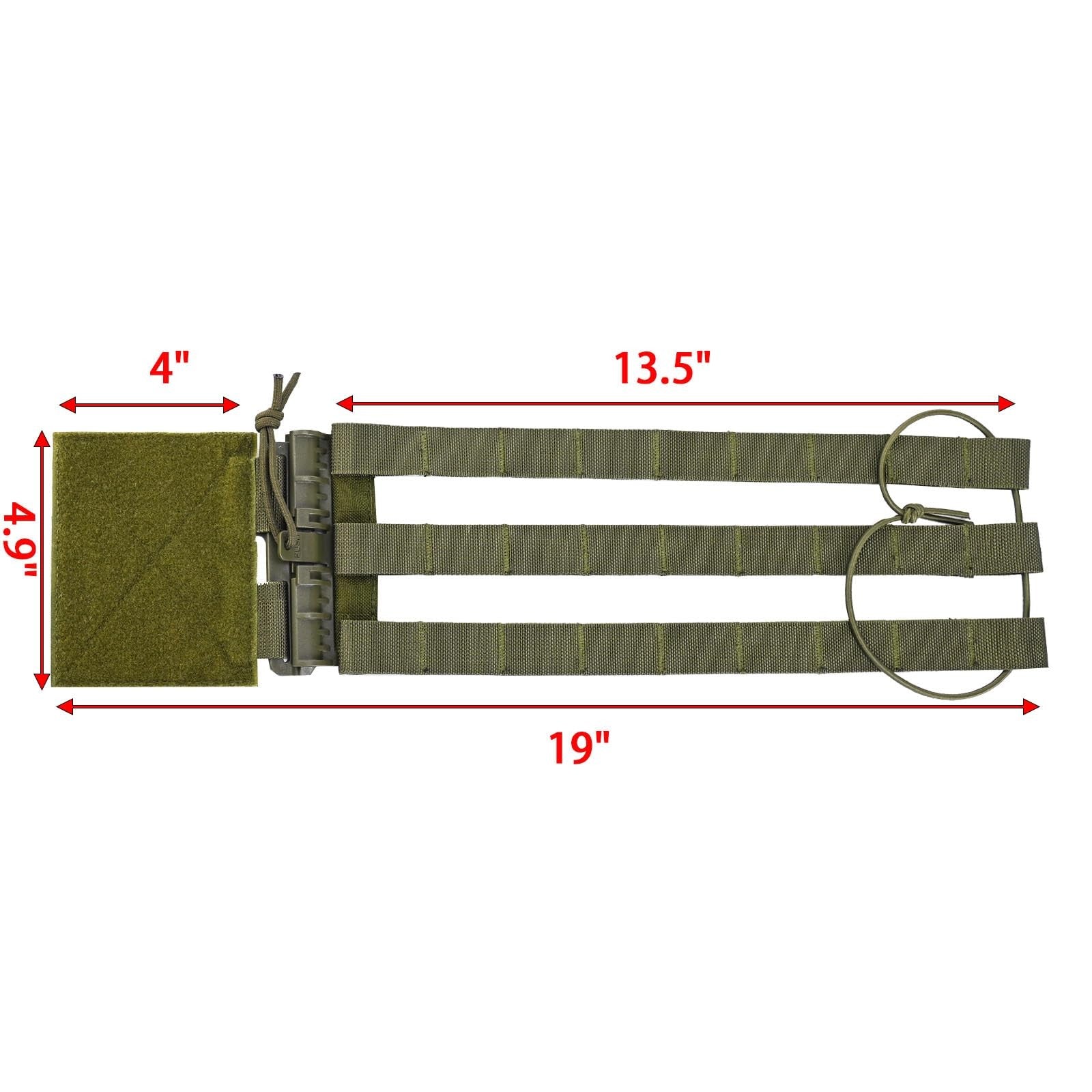 Tactifans MOLLE quick release buckle cummerbund adapter vest with adjustable straps and MOLLE webbing system for tactical gear.