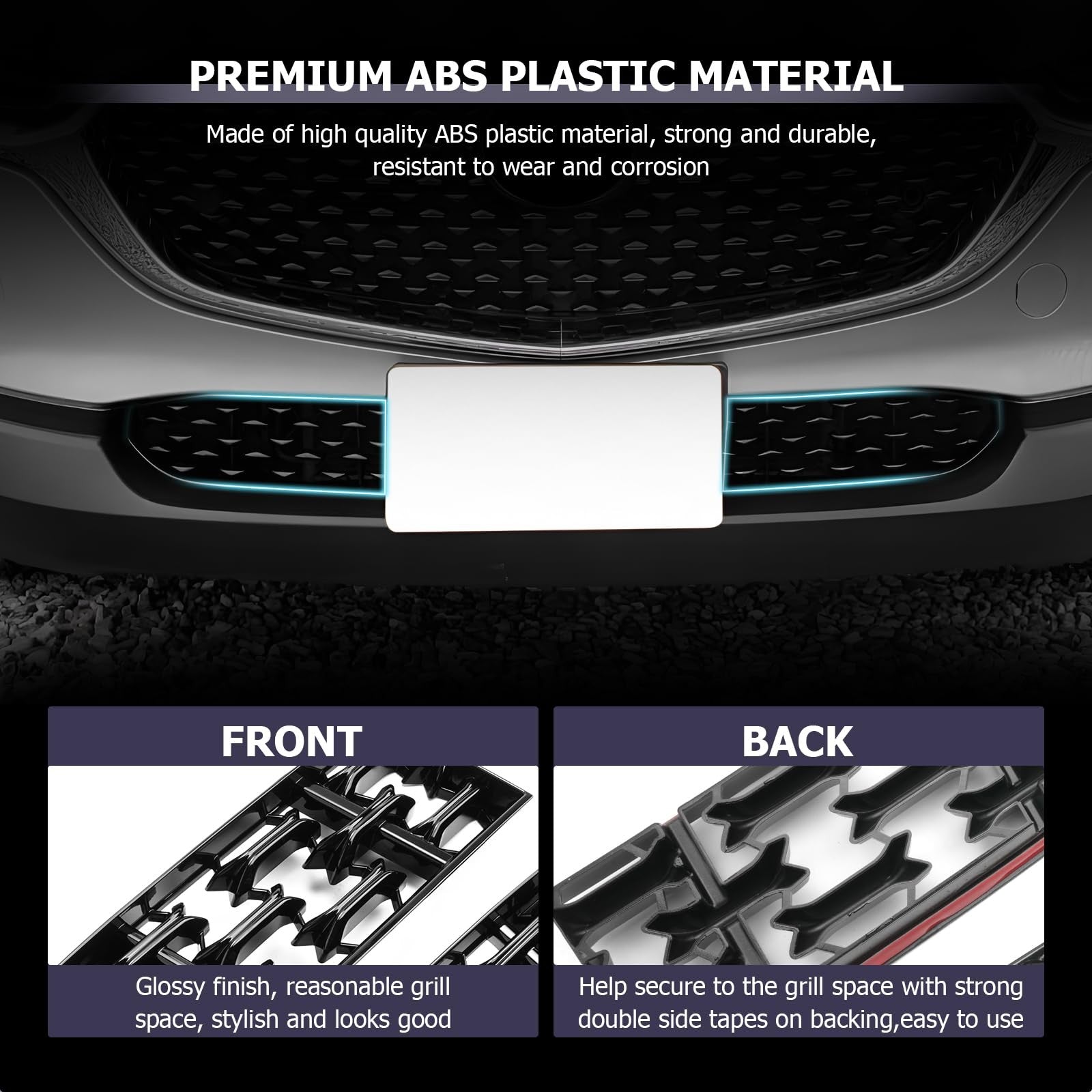 LUWU front grill mesh for Mazda CX-30 2020-2026, showcasing the black honeycomb design compatible with the vehicle's front grille.
