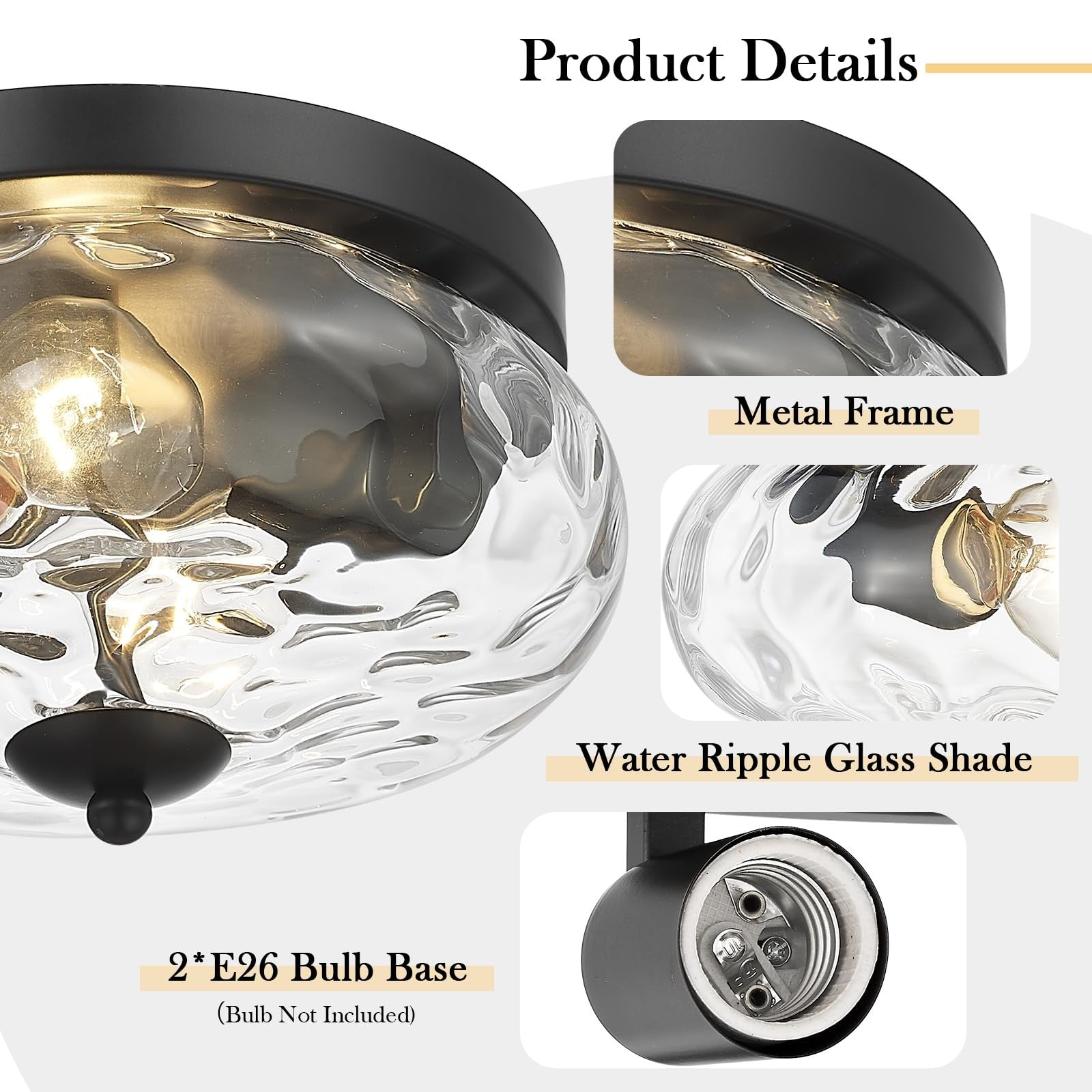 Darkaway flush mount ceiling light fixture with sleek design, suitable for indoor and outdoor spaces, featuring a modern dark finish.