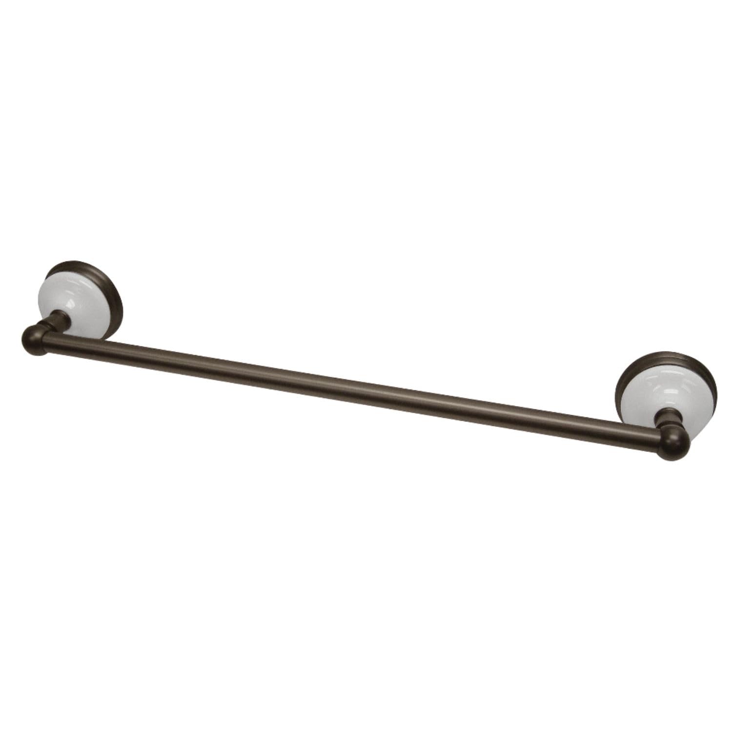 Kingston Brass Victorian 18-inch towel bar in oil rubbed bronze, wall-mounted bathroom accessory with classic design