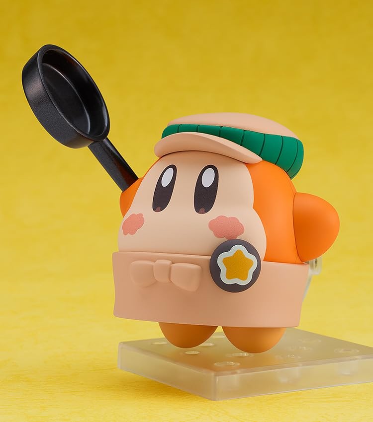 Kirby Café Waddle Dee Nendoroid action figure by Good Smile Company, featuring Waddle Dee in chibi style with detailed accessories.