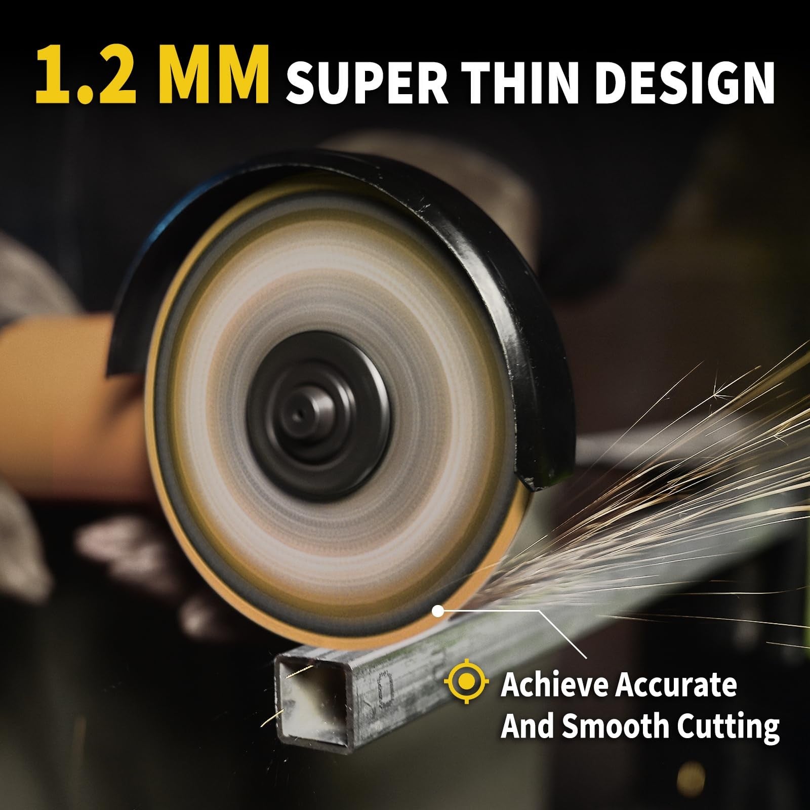 Revvstark 4.5-inch diamond cut-off wheel with 7/8-inch arbor for precise metal cutting and grinding applications.