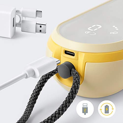 Medela Freestyle Flex replacement power adaptor with USB Type C cable for breastfeeding pump, compact and compatible charger.