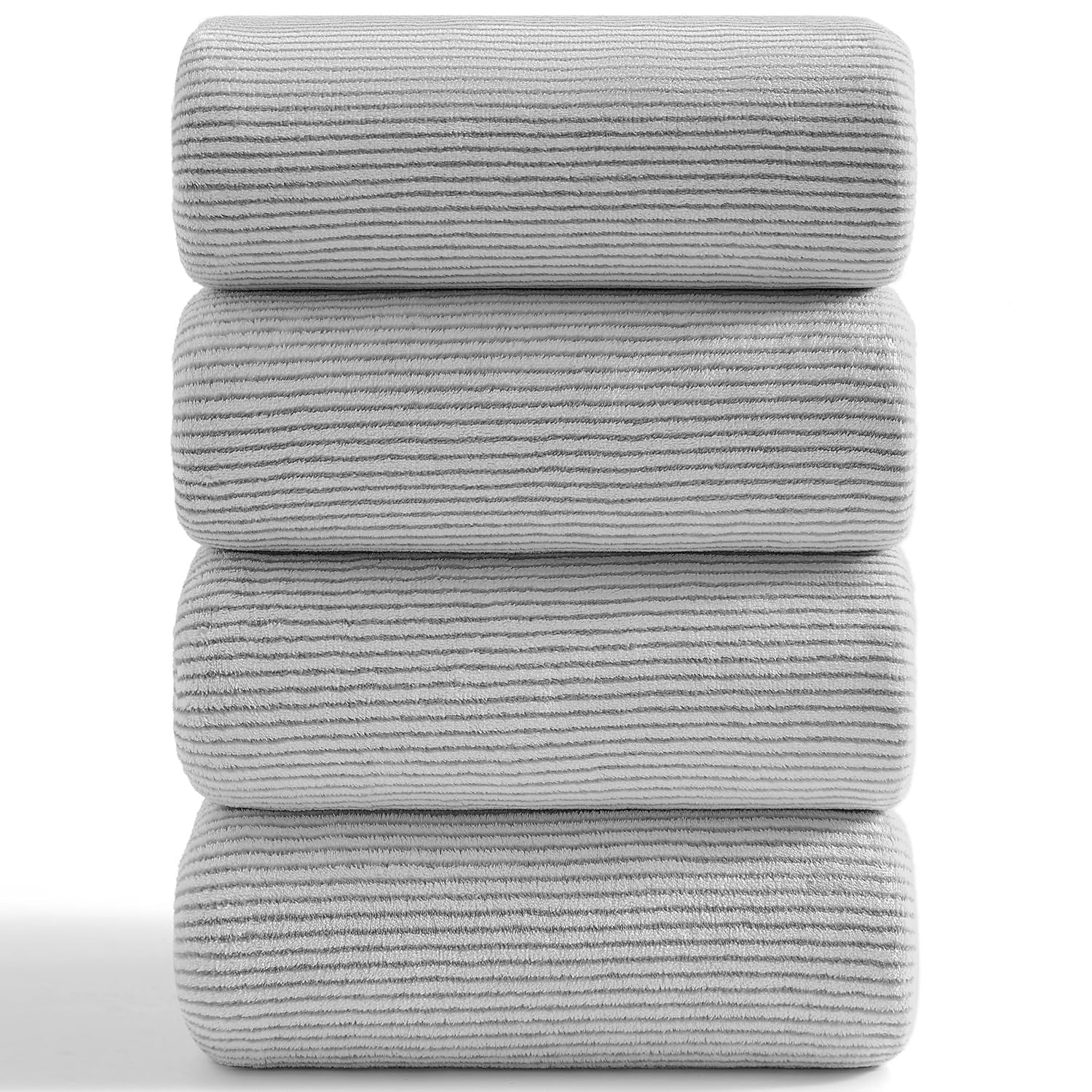 Set of four Jessy Home oversized bath towels, soft and fluffy 35x70 inches, perfect for luxurious bathroom comfort.