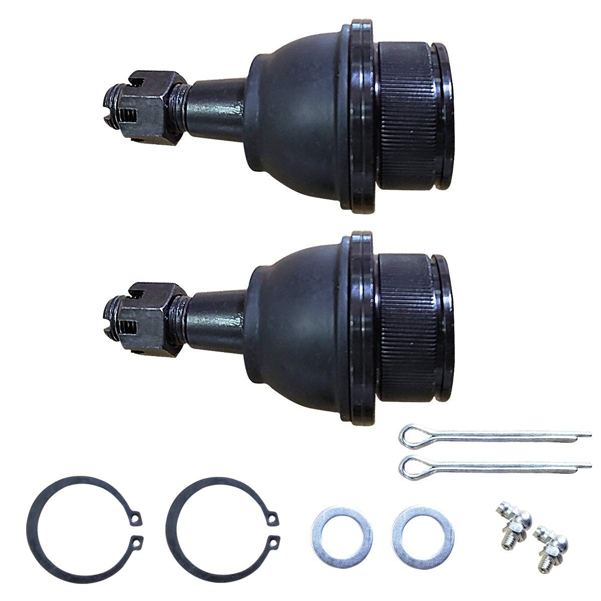 Pair of front lower ball joints for Dodge Ram 1500, compatible with 2002-2008 and 2009-2010 models, unbranded automotive parts