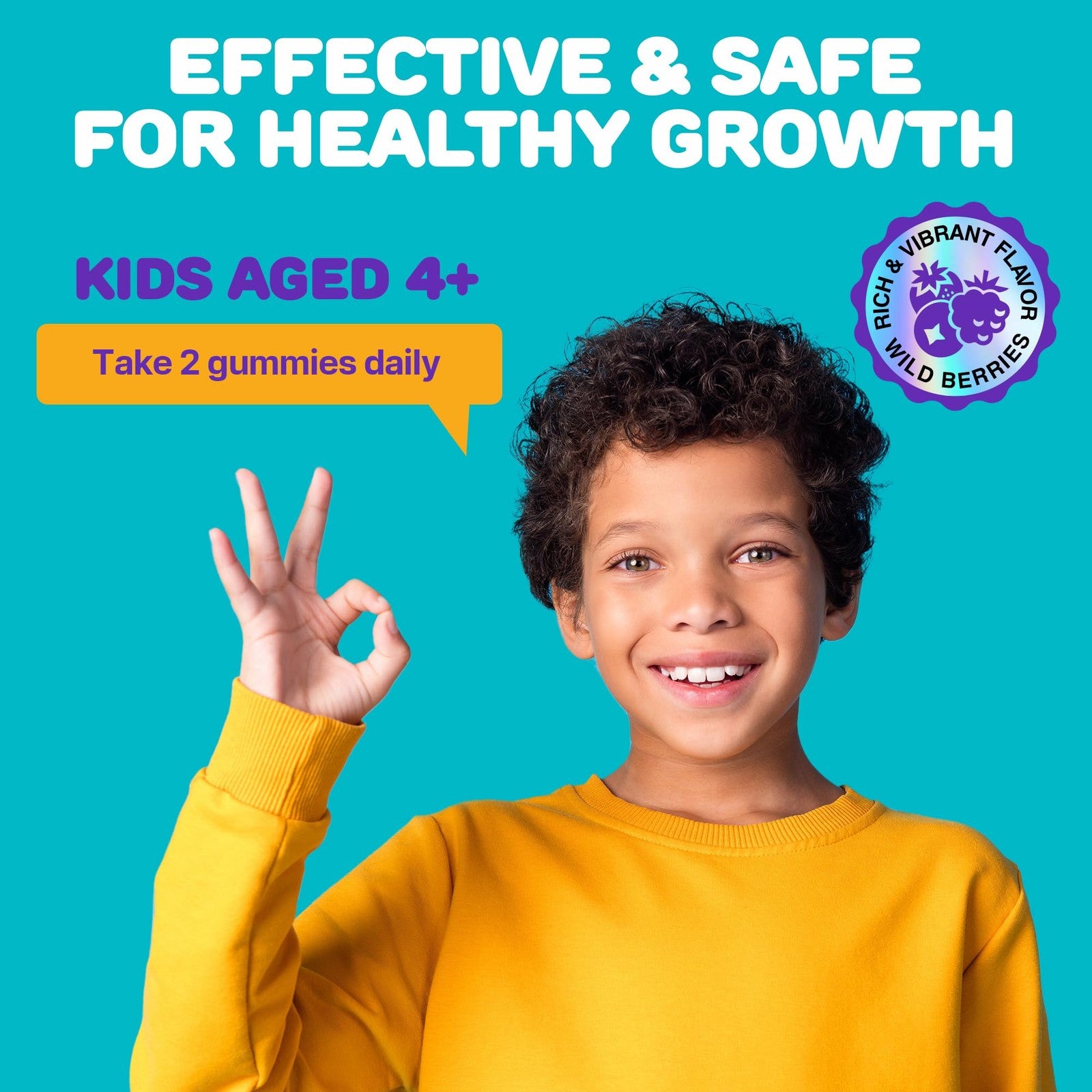 Silverpeaks Height Growth Gummies for Kids and Teens, vitamin supplements to support natural height increase.