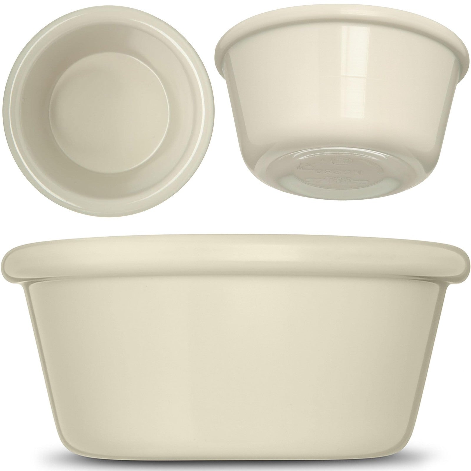 Carlisle FoodService Products plastic ramekins sauce bowl, perfect for catering and kitchen use, with a clear, durable design.