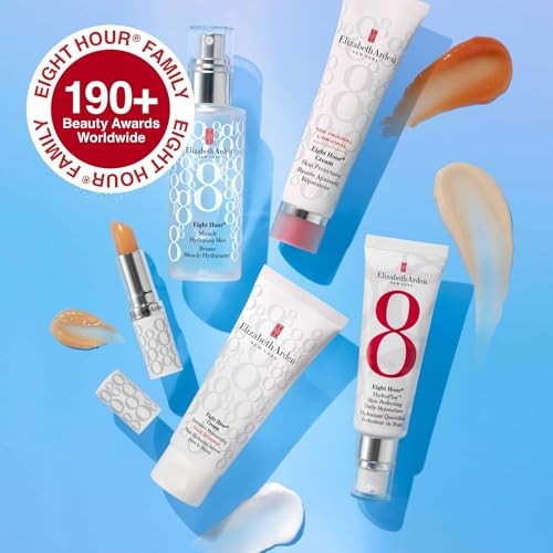 Elizabeth Arden Eight Hour Cream Lip Protectant Stick SPF 15 balm with clear packaging and smooth, nourishing lip formula.