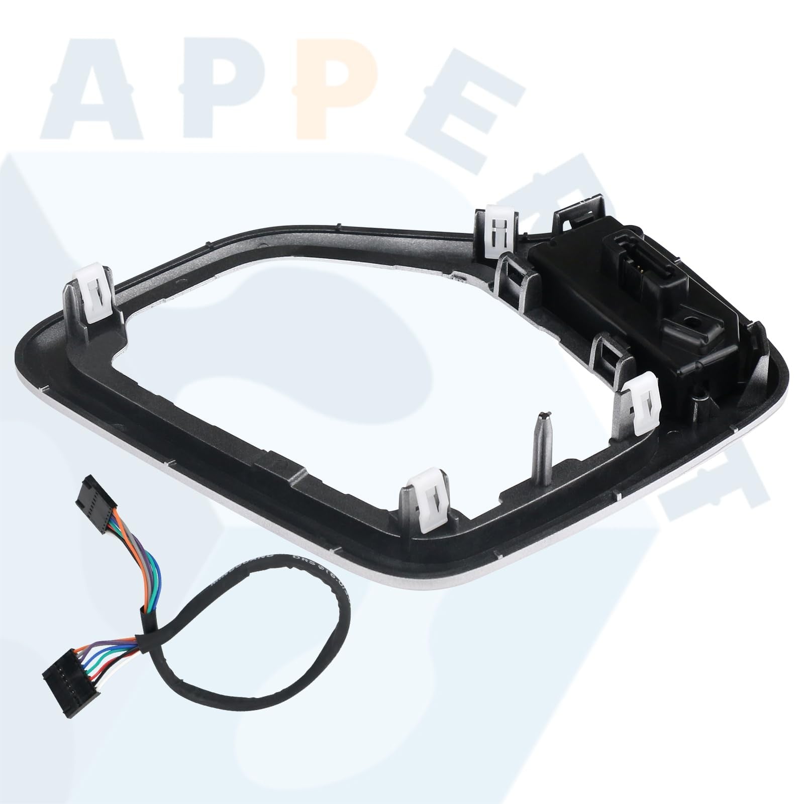 Tan transmission shifter bezel with wire harness for Chrysler, compatible with 5YD27LS5AA, 68413957AA, 601-401 models by APPERFiT