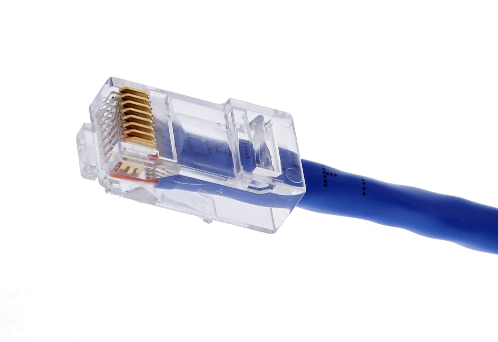Ideal Industries RJ-45 modular plug connector with 8P8C single-piece design for Ethernet cable connections.