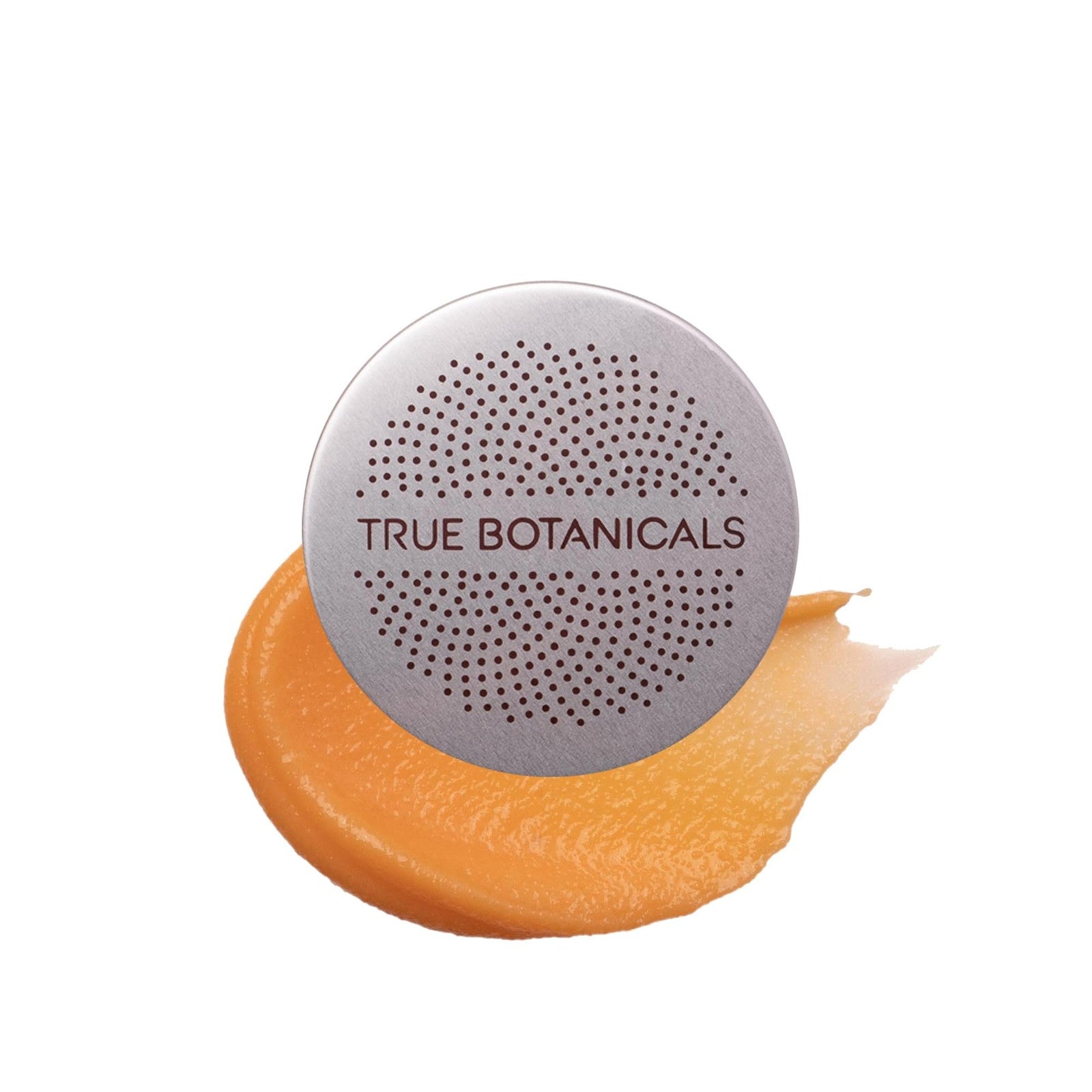 True Botanicals Natural Everything Rescue Balm jar with balm visible, designed to soothe and restore dry skin.