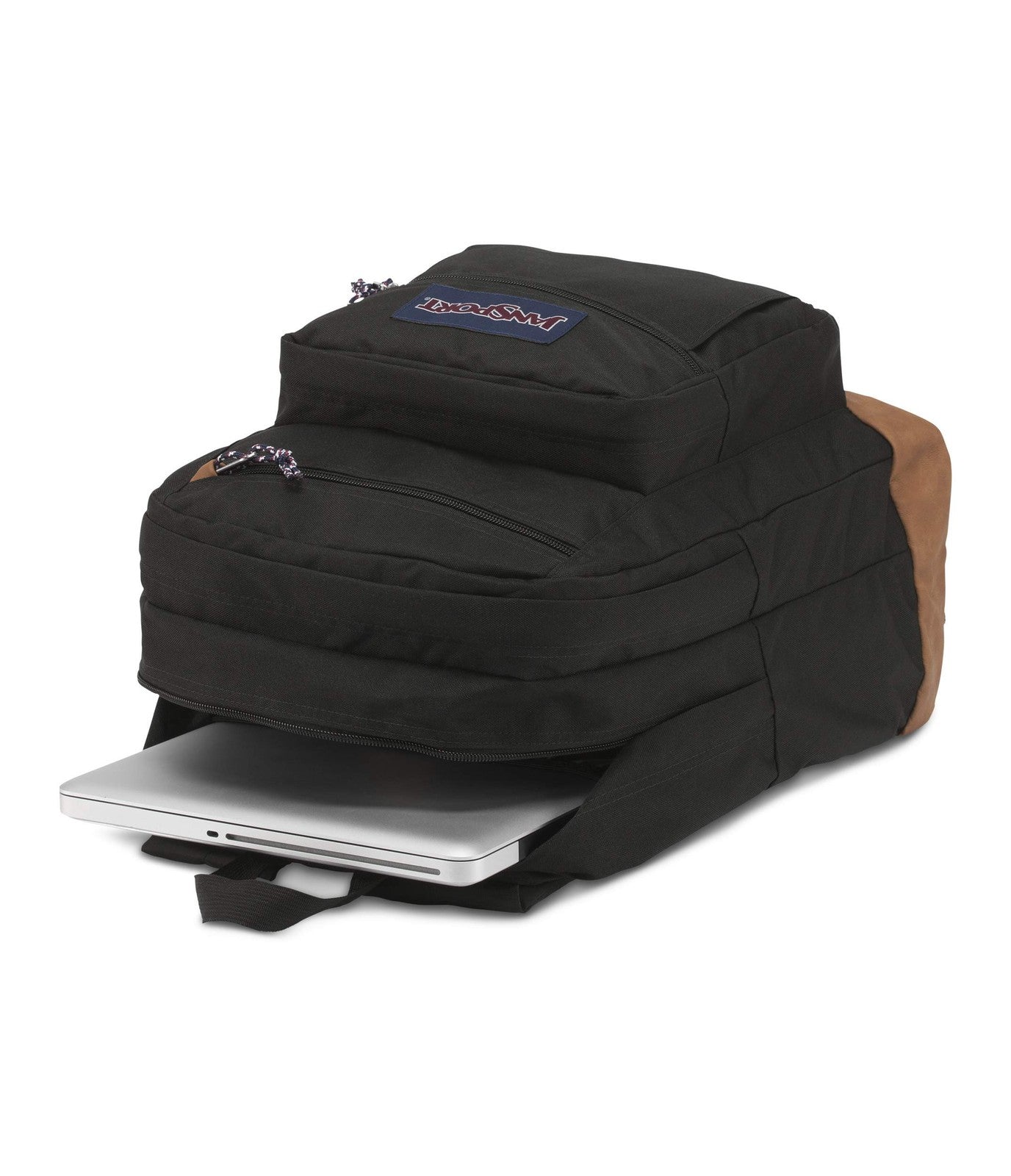 JanSport Cool backpack with laptop sleeve, large computer bag, rucksack featuring two compartments and durable design.