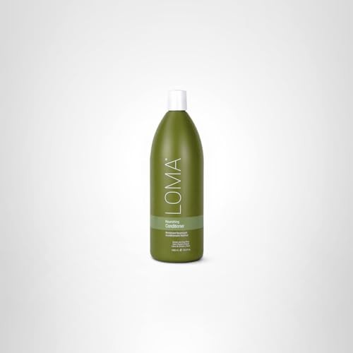 Loma Nourishing Conditioner in 33 oz bottle, repairing dry and damaged hair with a rich, nourishing formula.