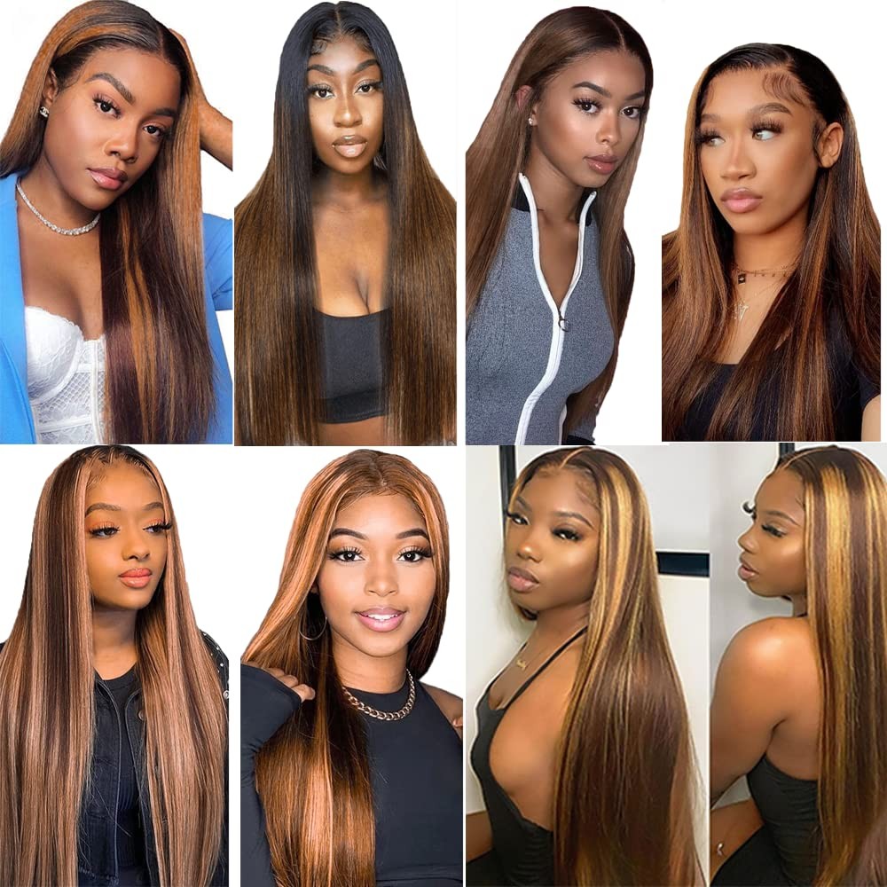 Biliisyff blonde Brazilian virgin human hair bundles, P4/613 straight, natural look, high-quality straight hair extensions