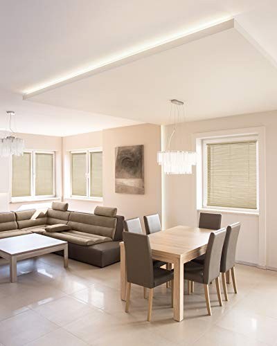 Chicology mini blinds for indoor windows, 30W x 72H, cappuccino horizontal vinyl blinds showing slats and window frame.