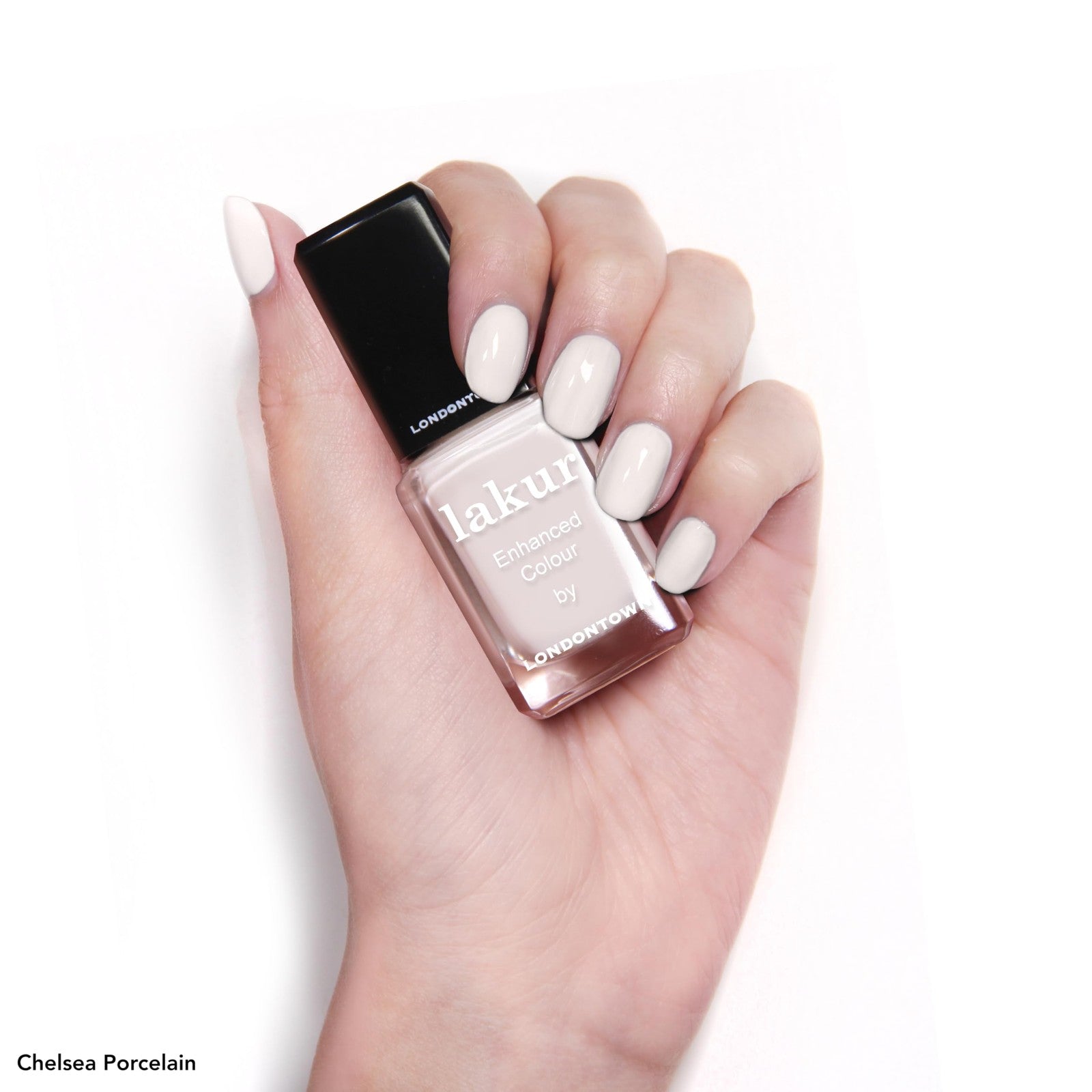 LONDONTOWN The Sophisticate Collection full manicure nail polish kit with multiple nail polishes and nail tools arranged neatly