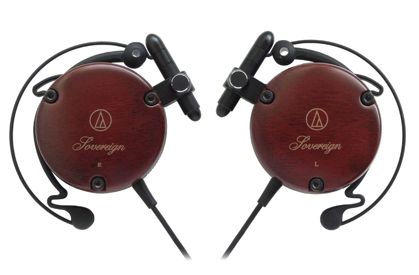 Audio-Technica W Series ATH-EW9 sealed on-ear headphones with cushioned ear cups and adjustable headband, black color.