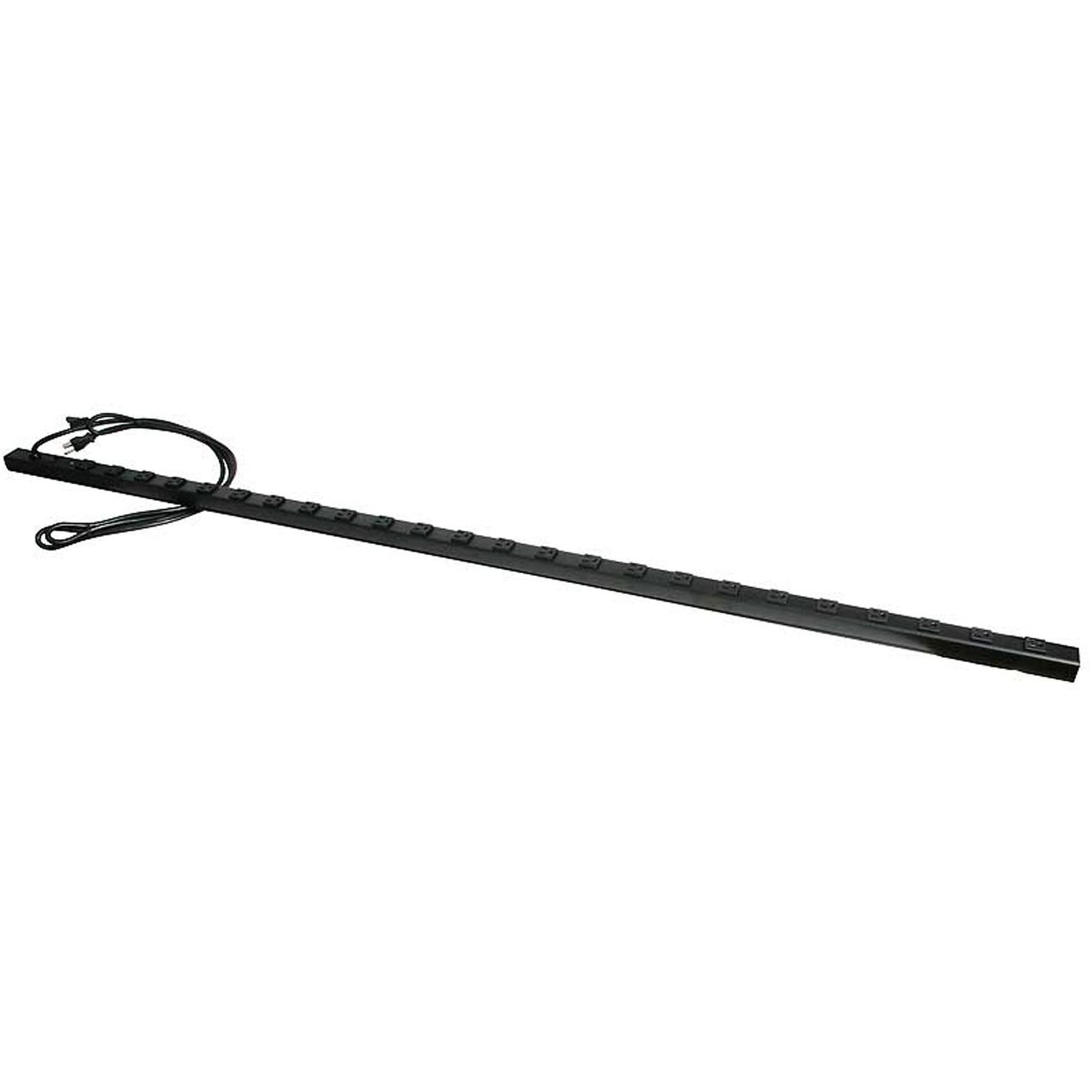 StarTech.com 24 outlet 120V 15A rackmount power strip with power distribution outlets and mounting brackets.