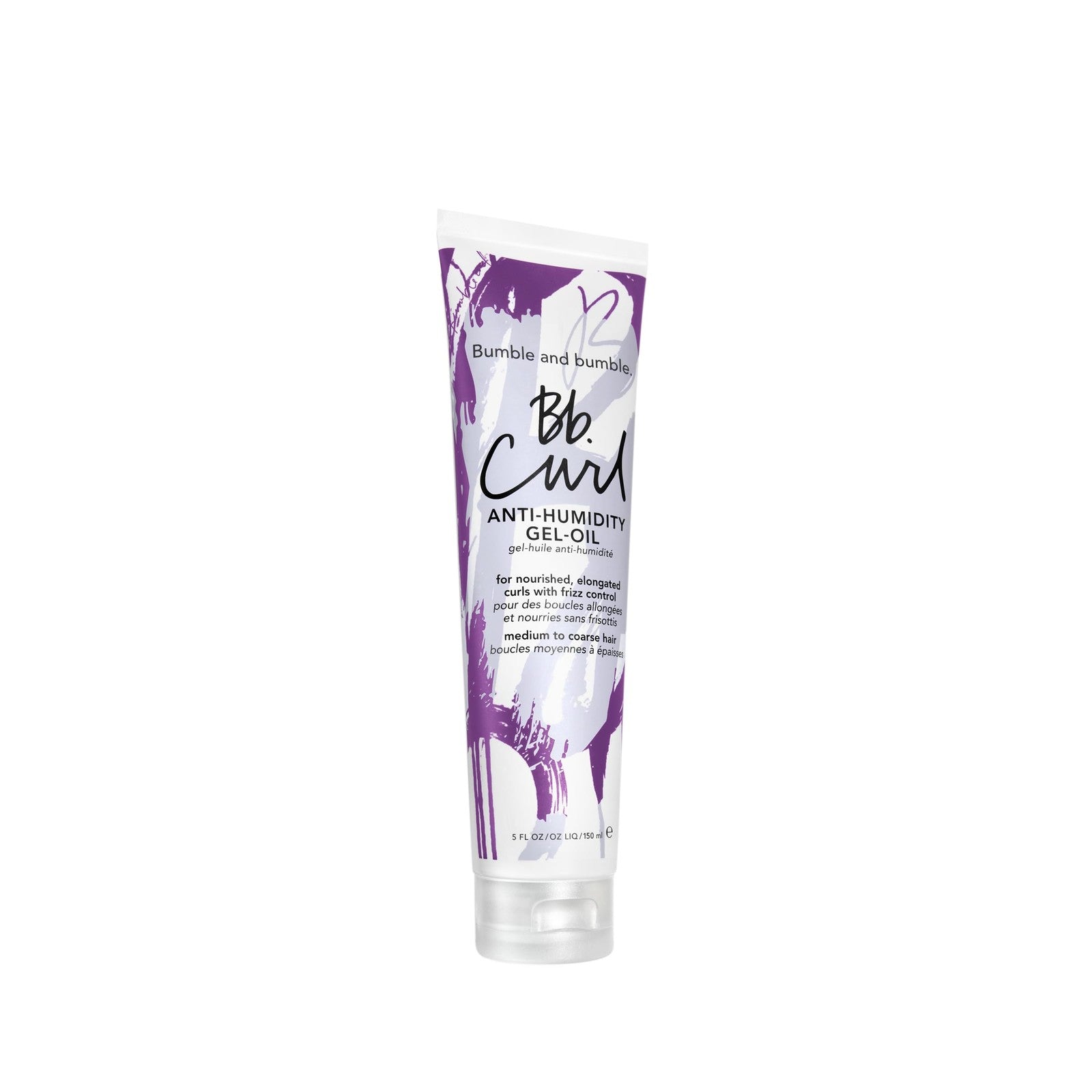 Bumble and bumble Curl Anti-Humidity Gel-Oil for coily, curly hair, controlling frizz and adding shine to the hair.
