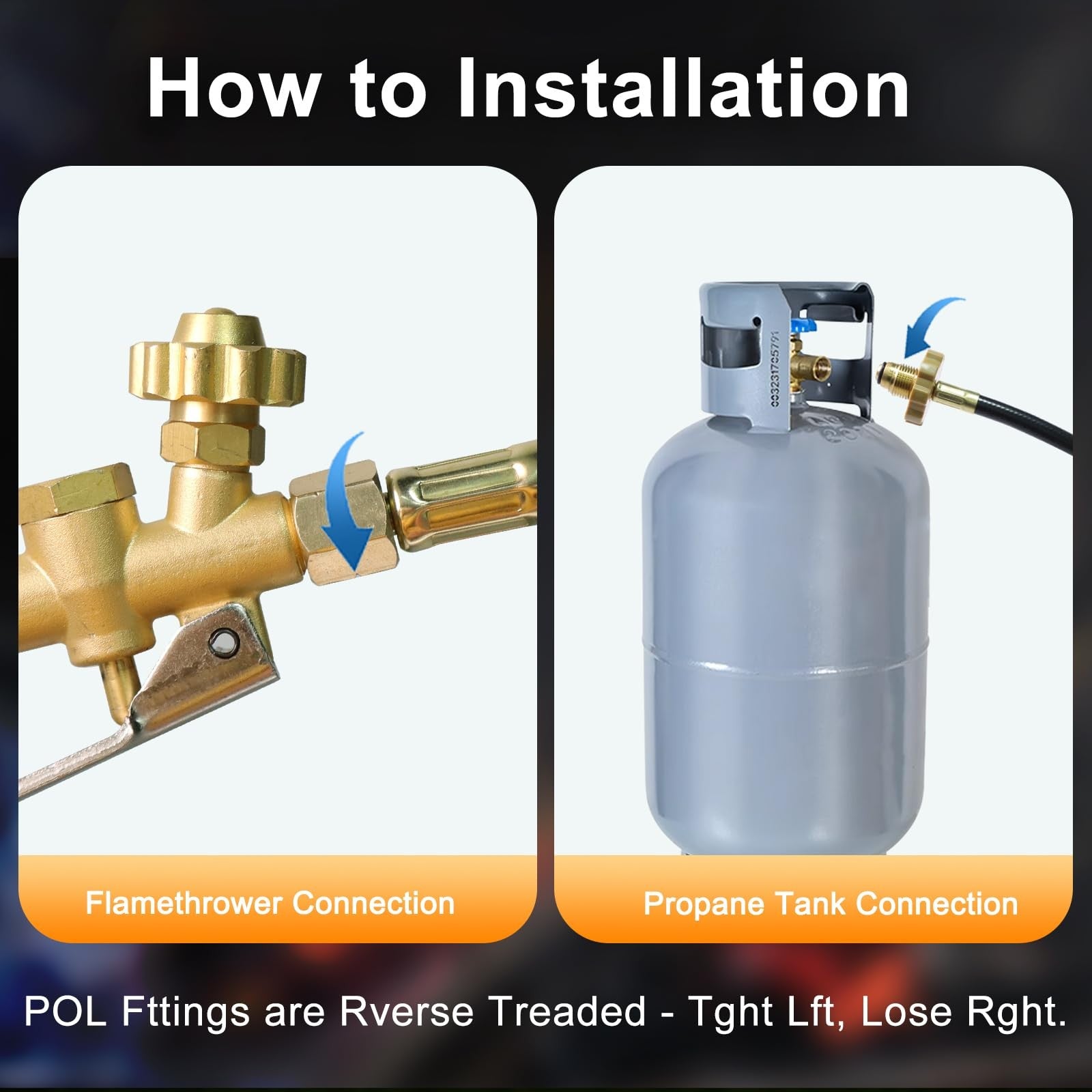 ROIKETU propane torch weed burner with self-ignition, shown outdoors, featuring a metal handle and adjustable flame control.