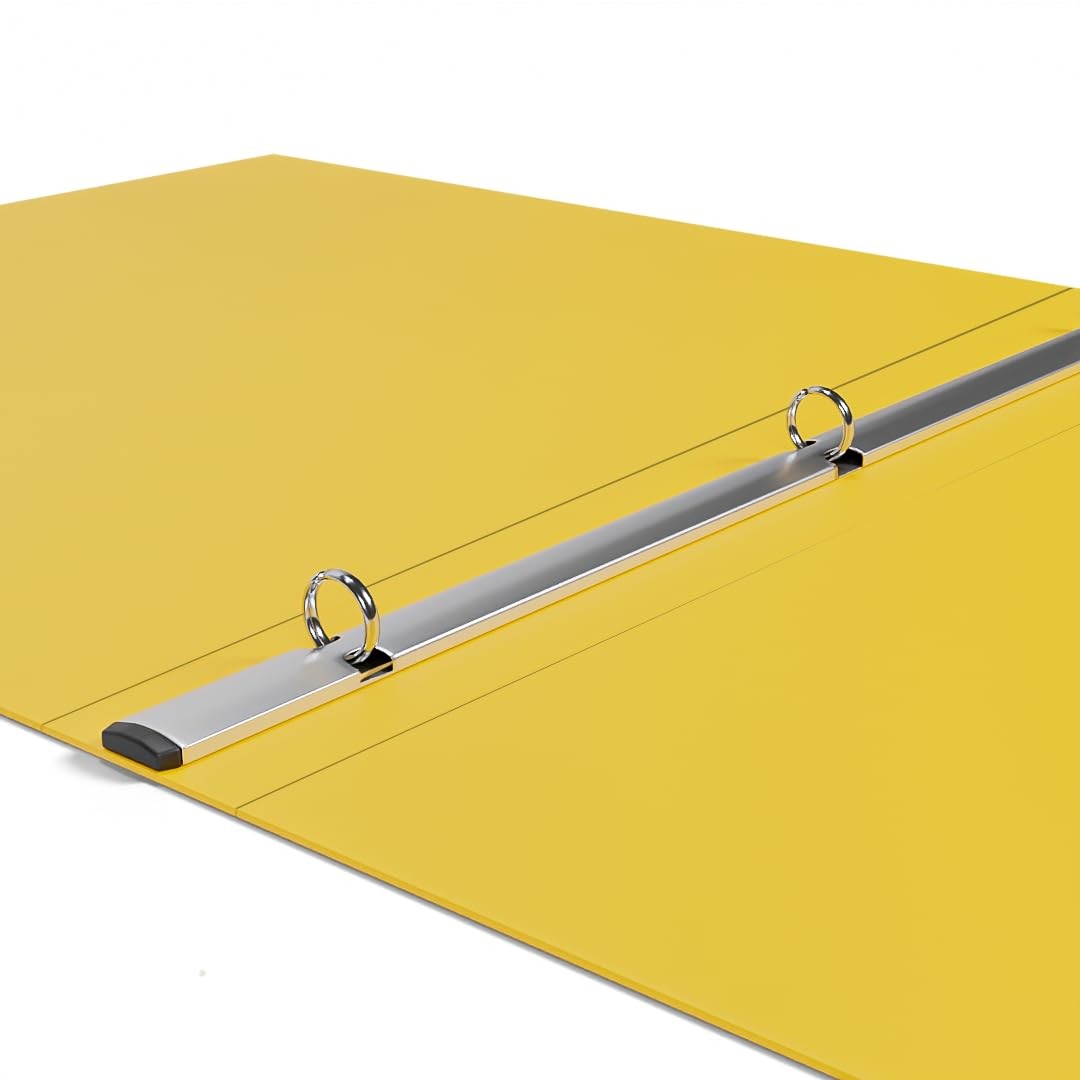 Yellow Safety SDS binder, 3-pack, heavy-duty 1.5 inch yellow safety binder for 2024 SDS requirements, durable and secure.