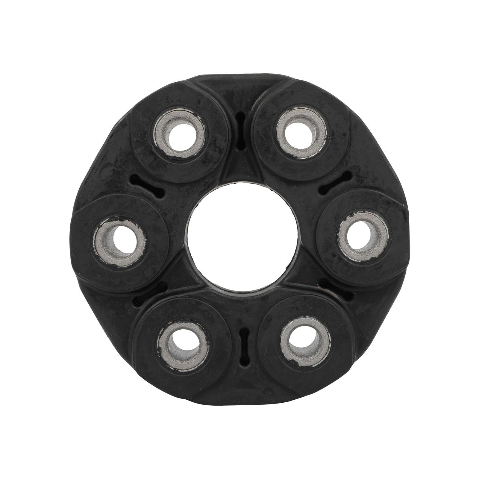 SCITOO driveshaft coupler with flex joint and bolts, showing the metal shaft component and coupling mechanism.