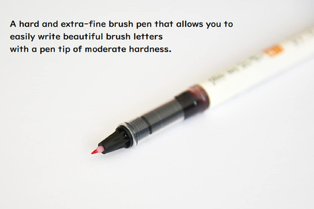 Pilot Fude Brush Pen Fudemakase Set with extra-fine tip, showcasing black and colorful brush pens on a white background.