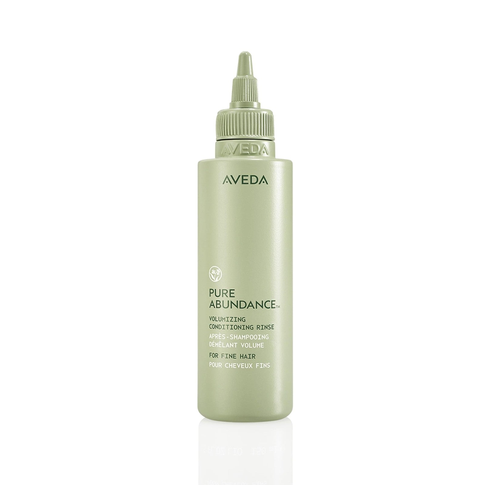 Aveda Pure Abundance Volumizing Conditioning Rinse bottle, lightweight volumizing conditioner for adding body and fullness to hair.