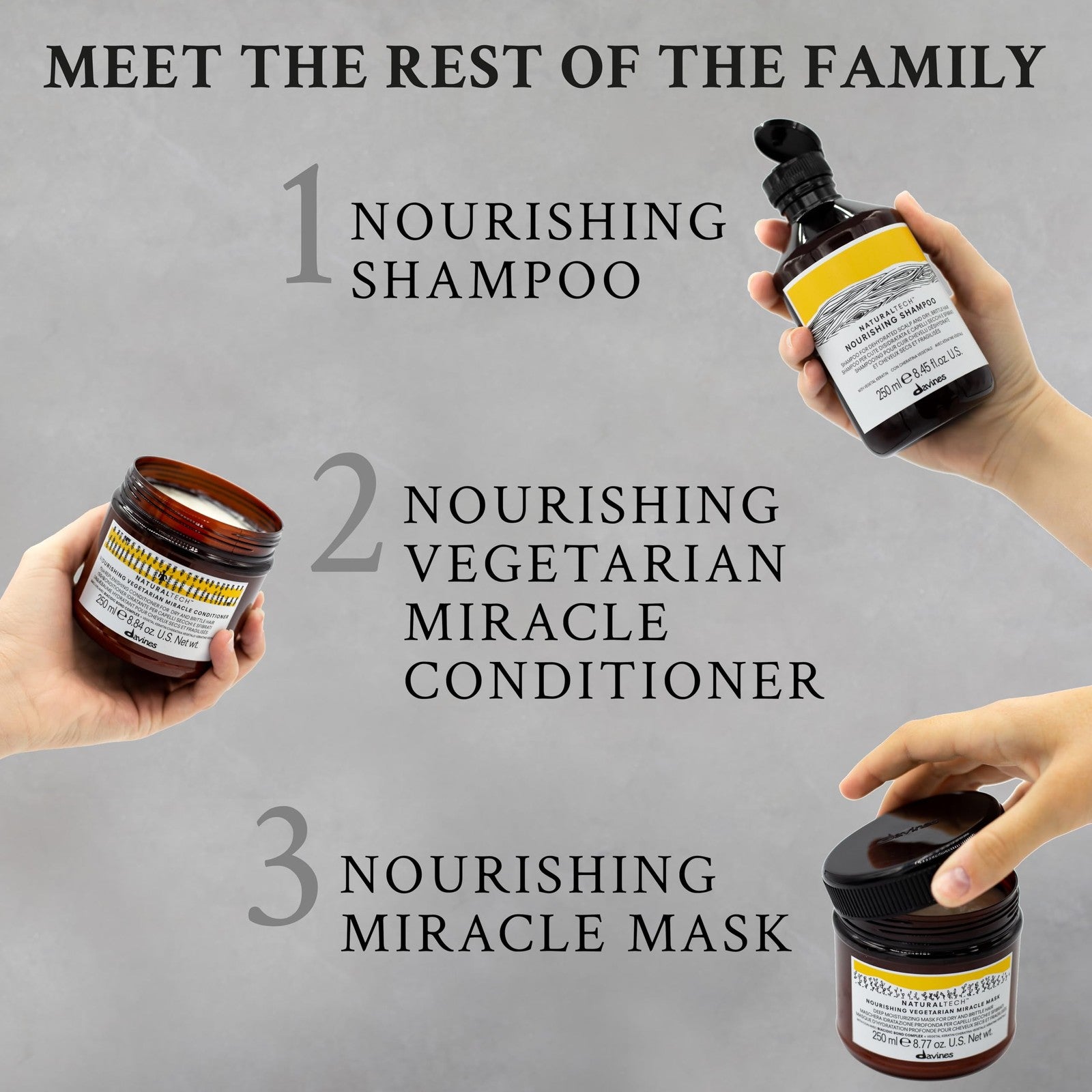 Davines Naturaltech Nourishing Keratin Sealer, a no-rinse softening treatment for hair protection and nourishment.