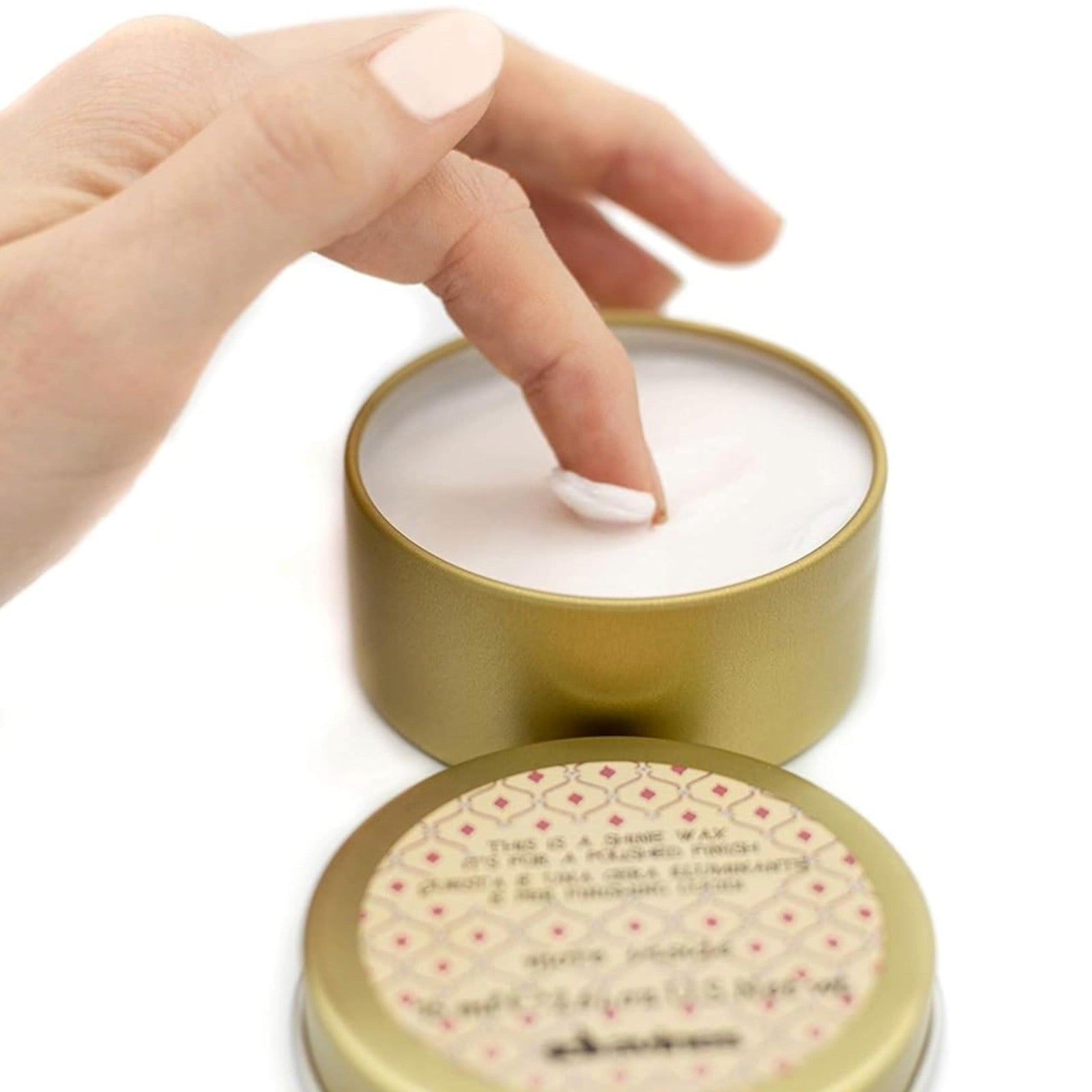 Davines This Is A Shine Wax with light hold and high shine, creamy texture in a 2.54 oz jar, suitable for styling.
