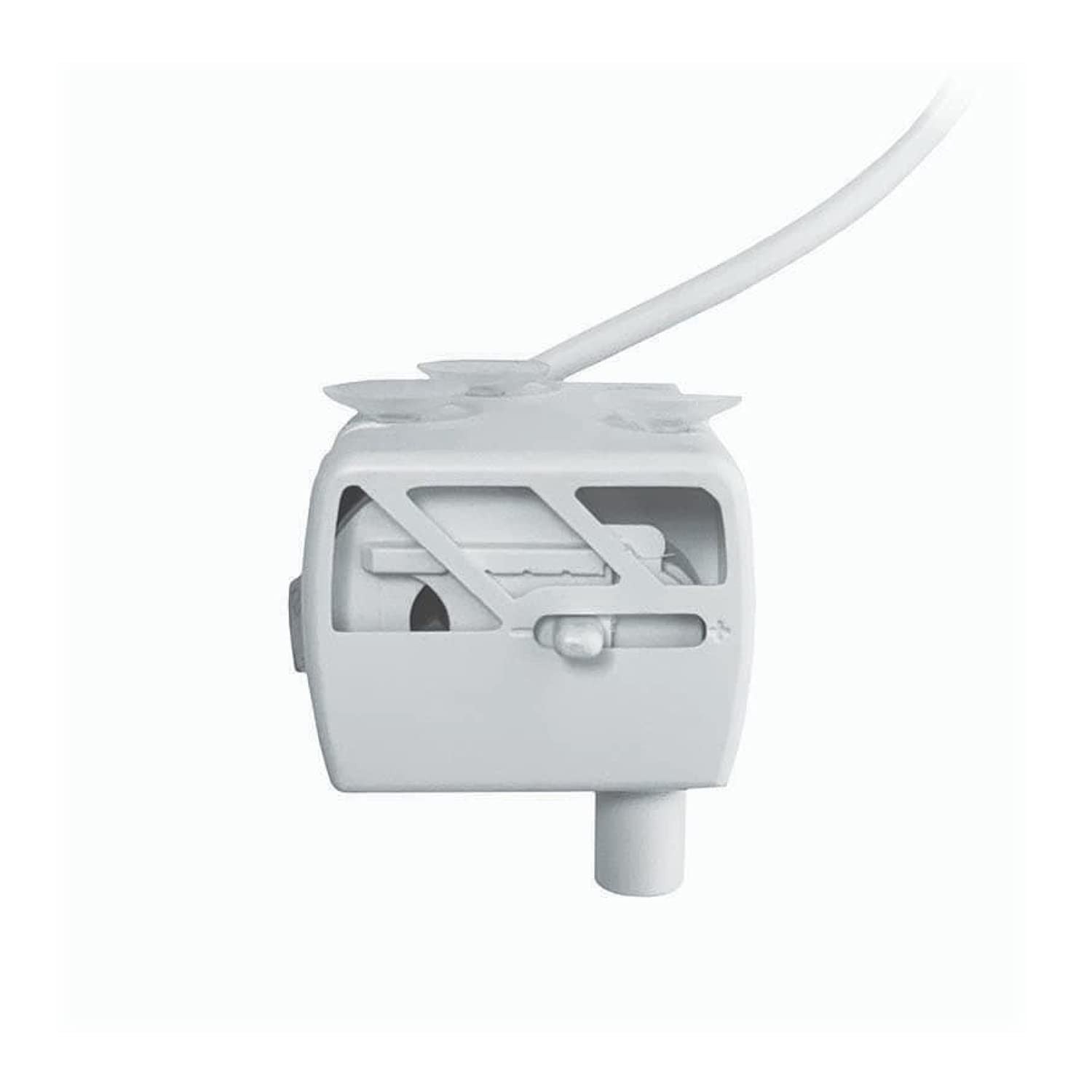 Pioneer Pet Swan pet drinking fountain for cats and dogs, 80oz capacity, with flowing water and sleek white design.