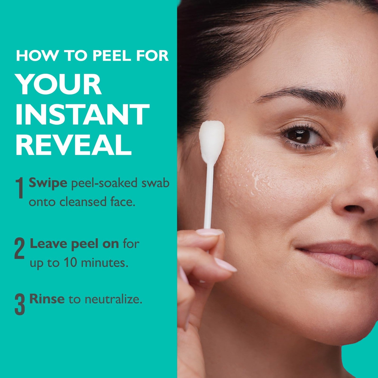 Peter Thomas Roth Even Smoother™ Instant Reveal Facial Peel exfoliator with creamy texture and natural ingredients on a white background.