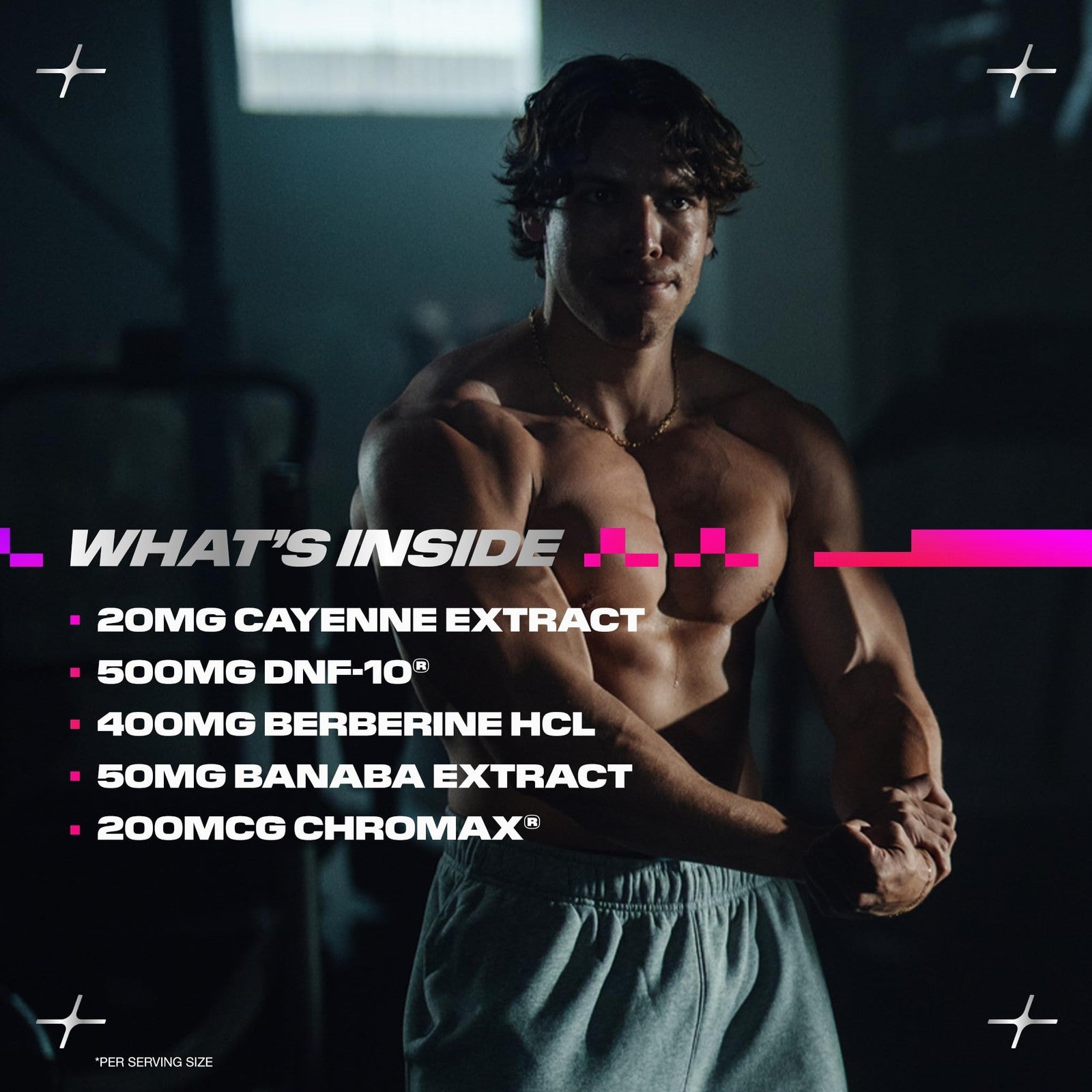 Cellucor Super Thermo Stim-Free Fat Burner capsules, featuring thermogenic and appetite control ingredients, in a blister pack.