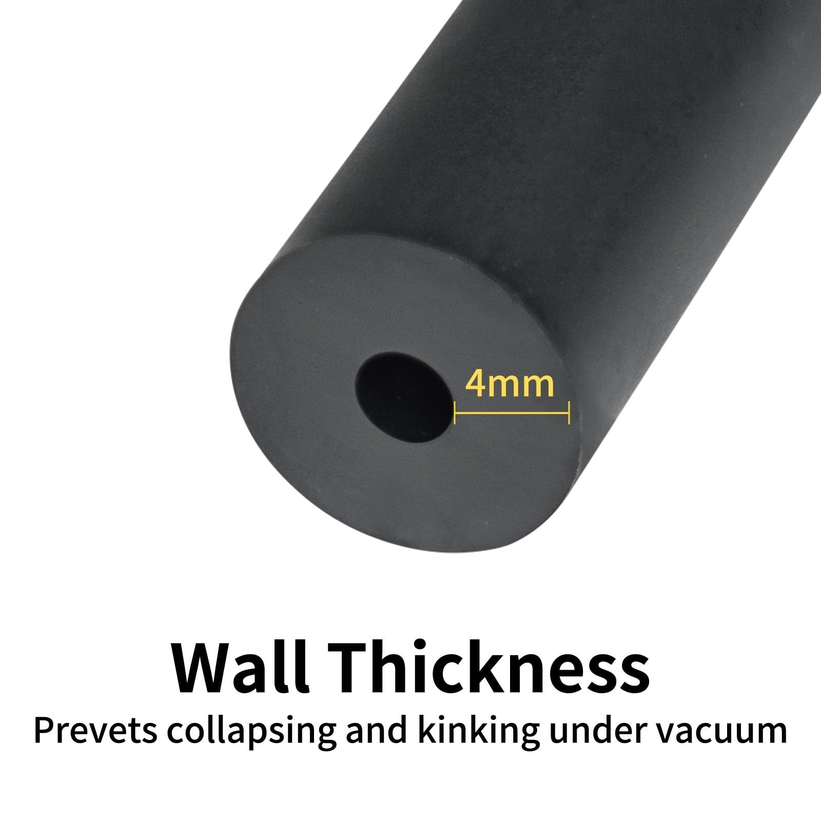 Unicaravan 10FT silicone vacuum hose kit with six sizes, 113 connectors, and a cutter for vehicle air systems.