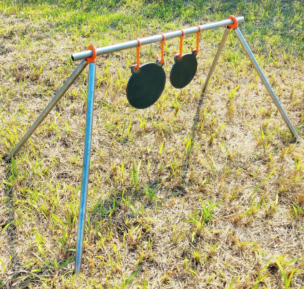 TOAAOT AR500 steel target, 3/8 inch thick shooting gong silhouette for target practice, durable metal shooting target.
