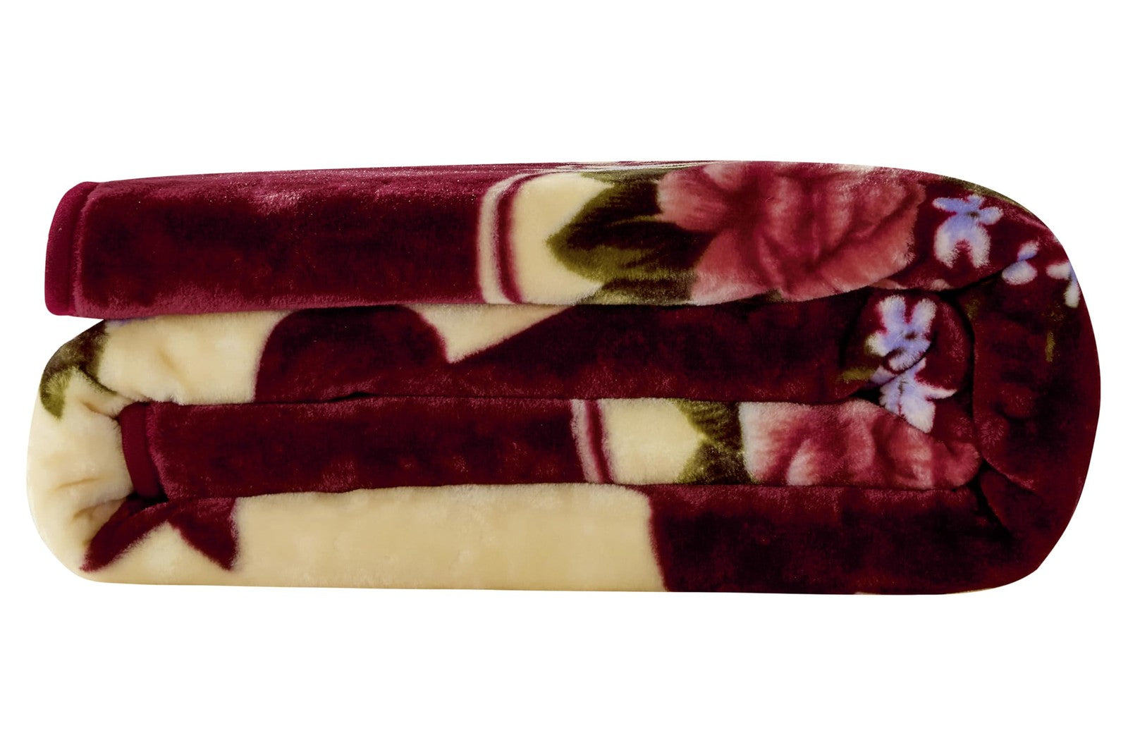 Chezmoi Collection heavy single ply 9 lbs Korean style faux mink blanket with reversible design, soft and plush for cozy comfort.