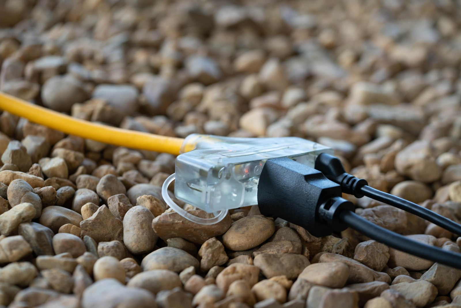 Southwire 50ft heavy-duty solar extension cord with 12/3 gauge, 3 outlets, and 3-conductor design for outdoor use.