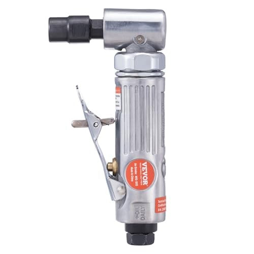 VEVOR 1/4-inch right angle air die grinder with 20000 RPM, lightweight design, ball bearing for smooth operation